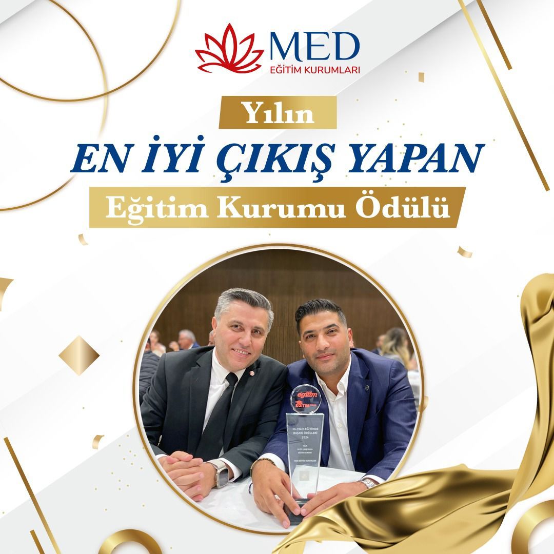 MED Eğitim Kurumları Yılın En İyi Çıkış Yapan Eğitim Kurumu